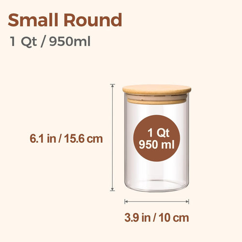 Clear Glass Food Storage Containers