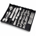 Expandable Silicone Utensil Drawer Organizer