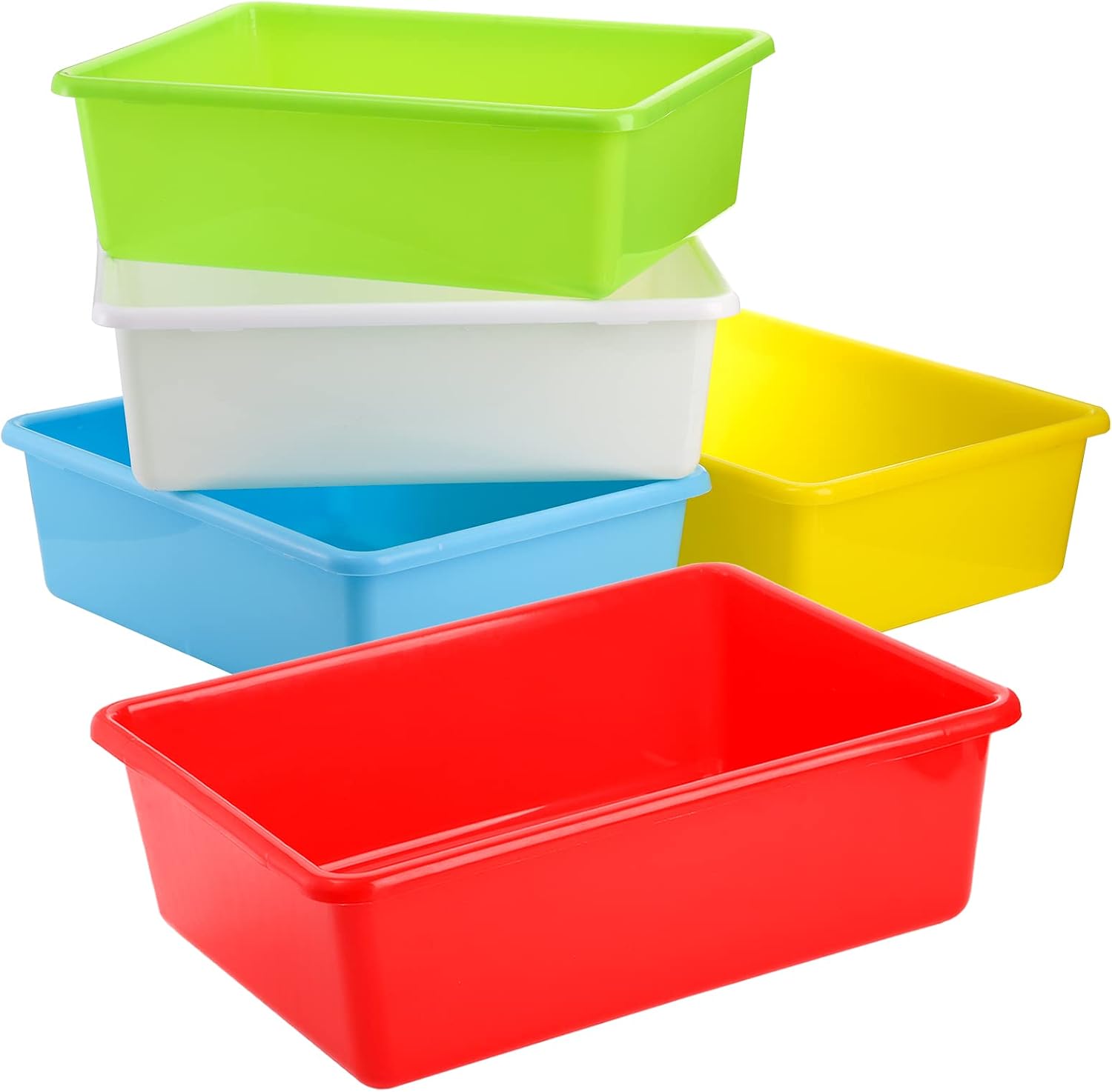 Large Stackable Plastic Storage Bins