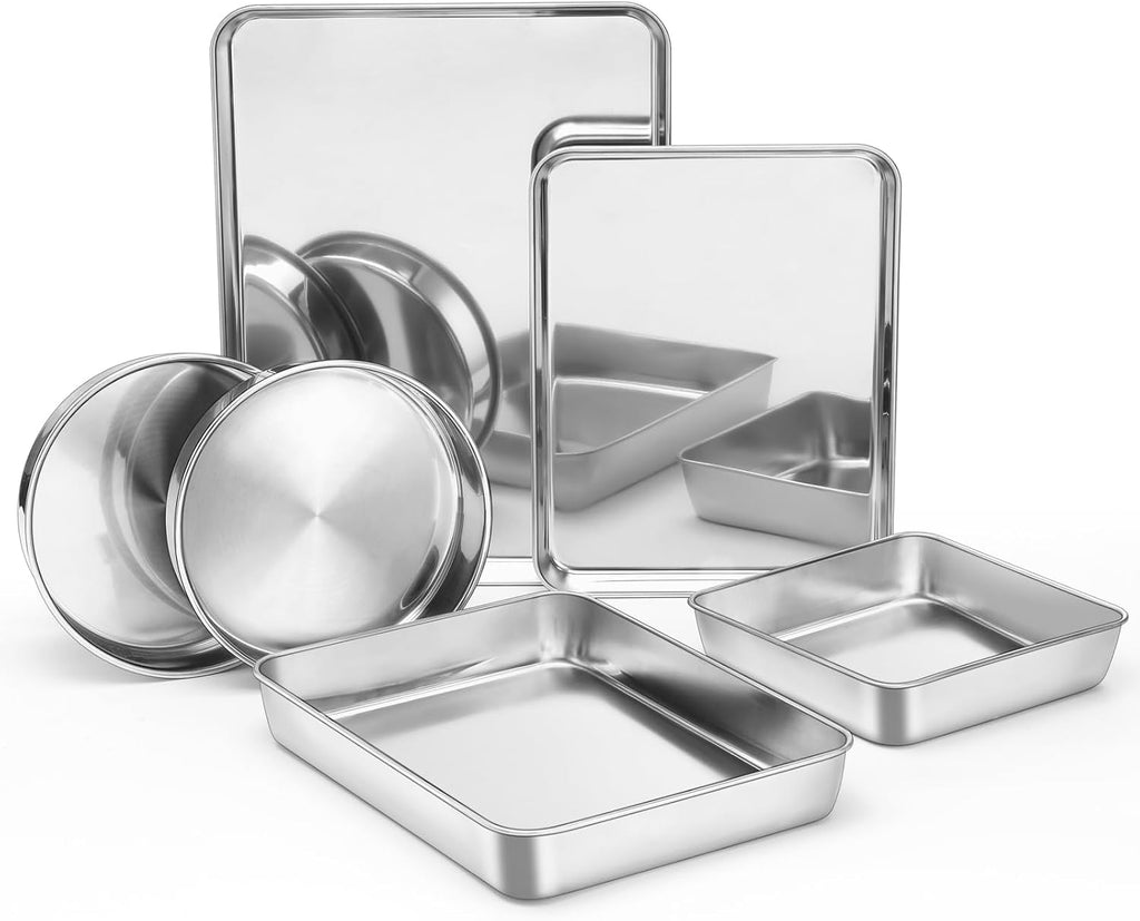 Stainless Steel Metal Bakeware Set