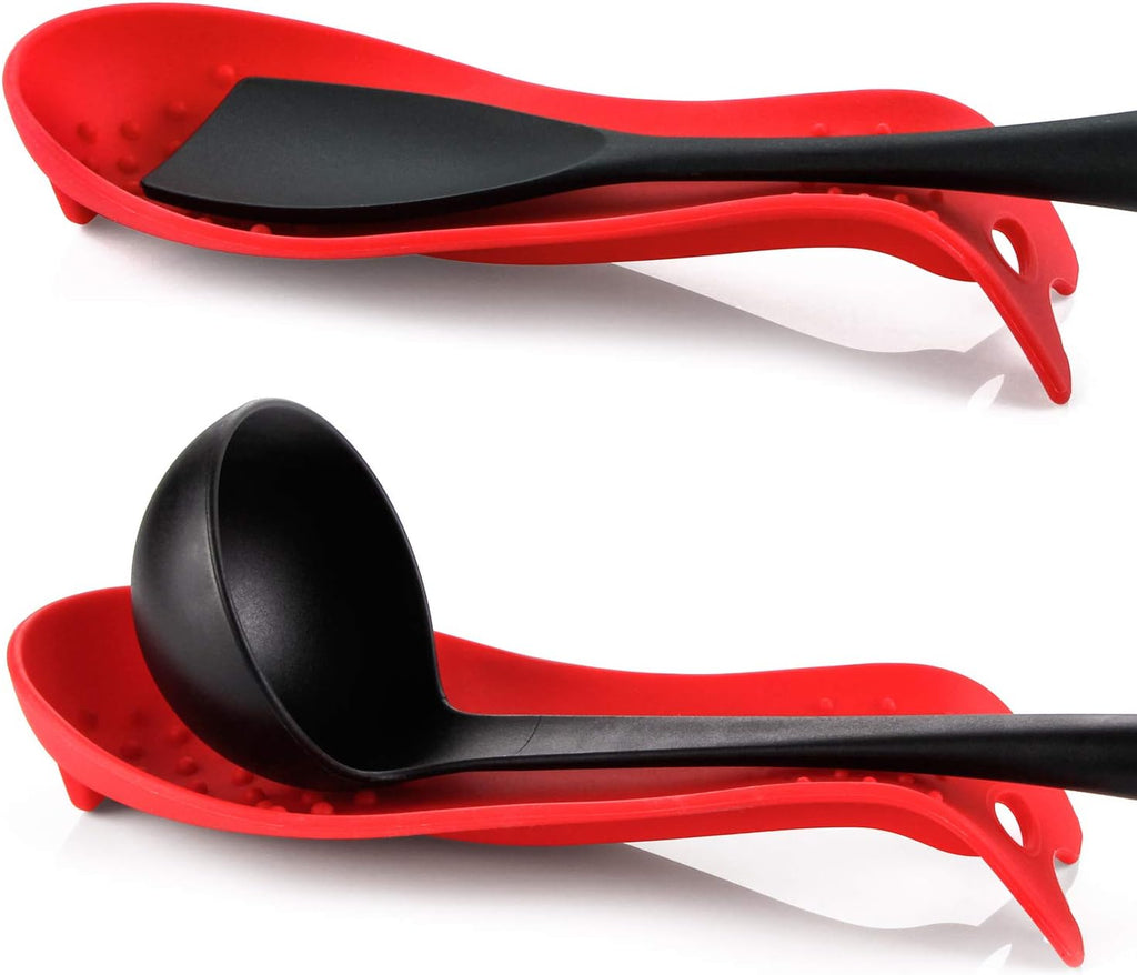Silicone Spoon Rests Kitchen Utensil Holder