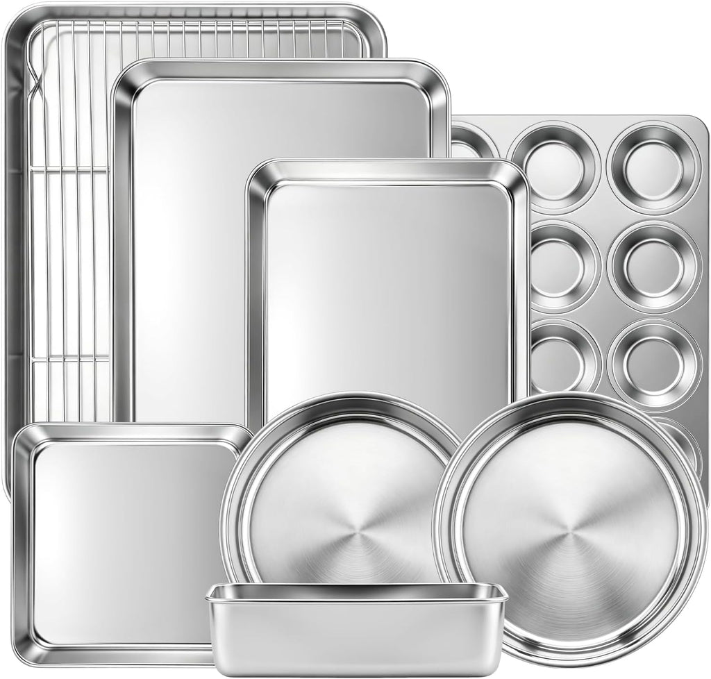 Stainless Steel Baking Sheet With Rack Set