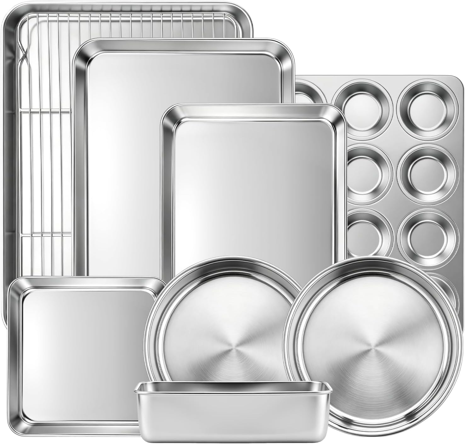 Stainless Steel Baking Sheet With Rack Set