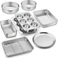 Stainless Steel Baking Pans Sheets Set