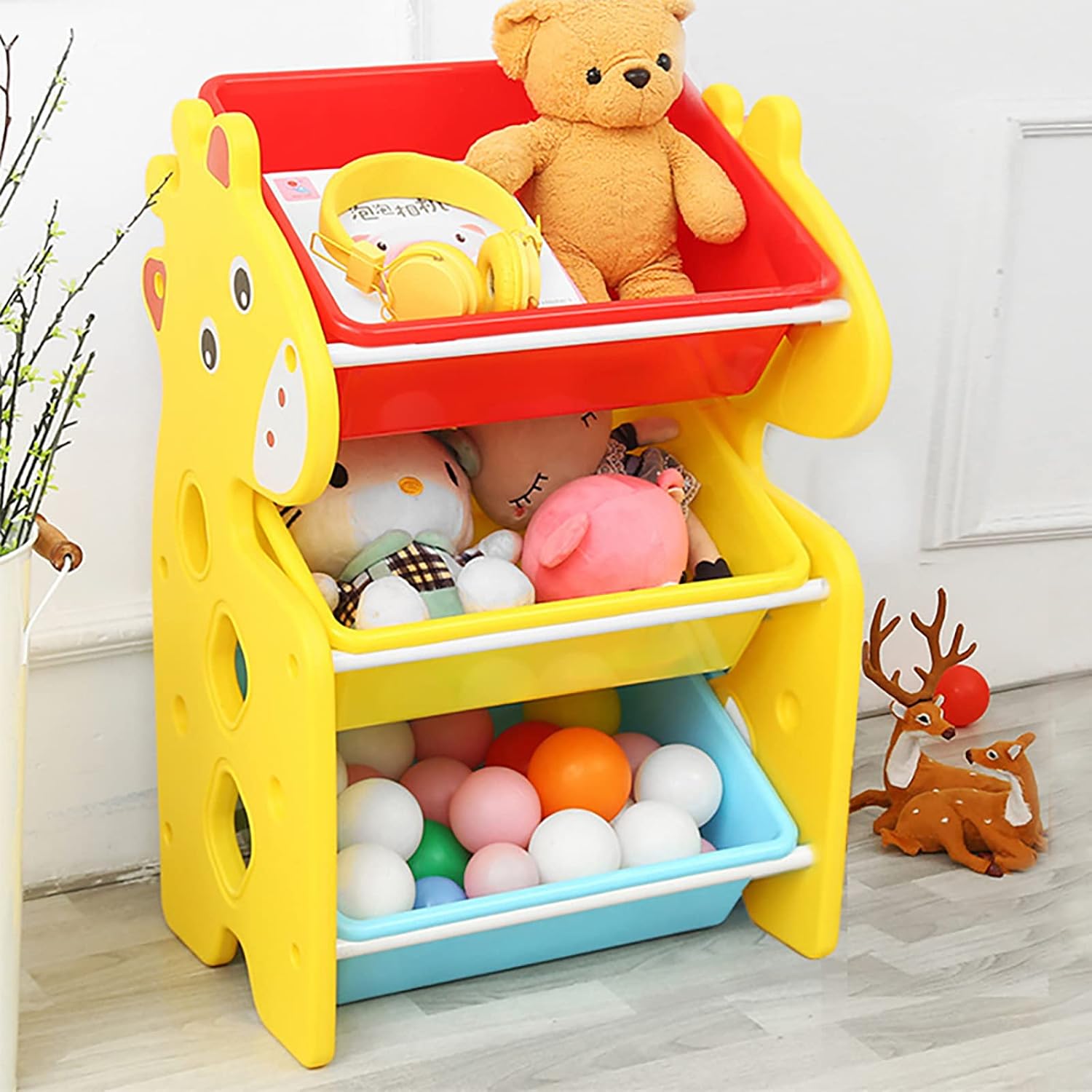 Large Stackable Plastic Storage Bins
