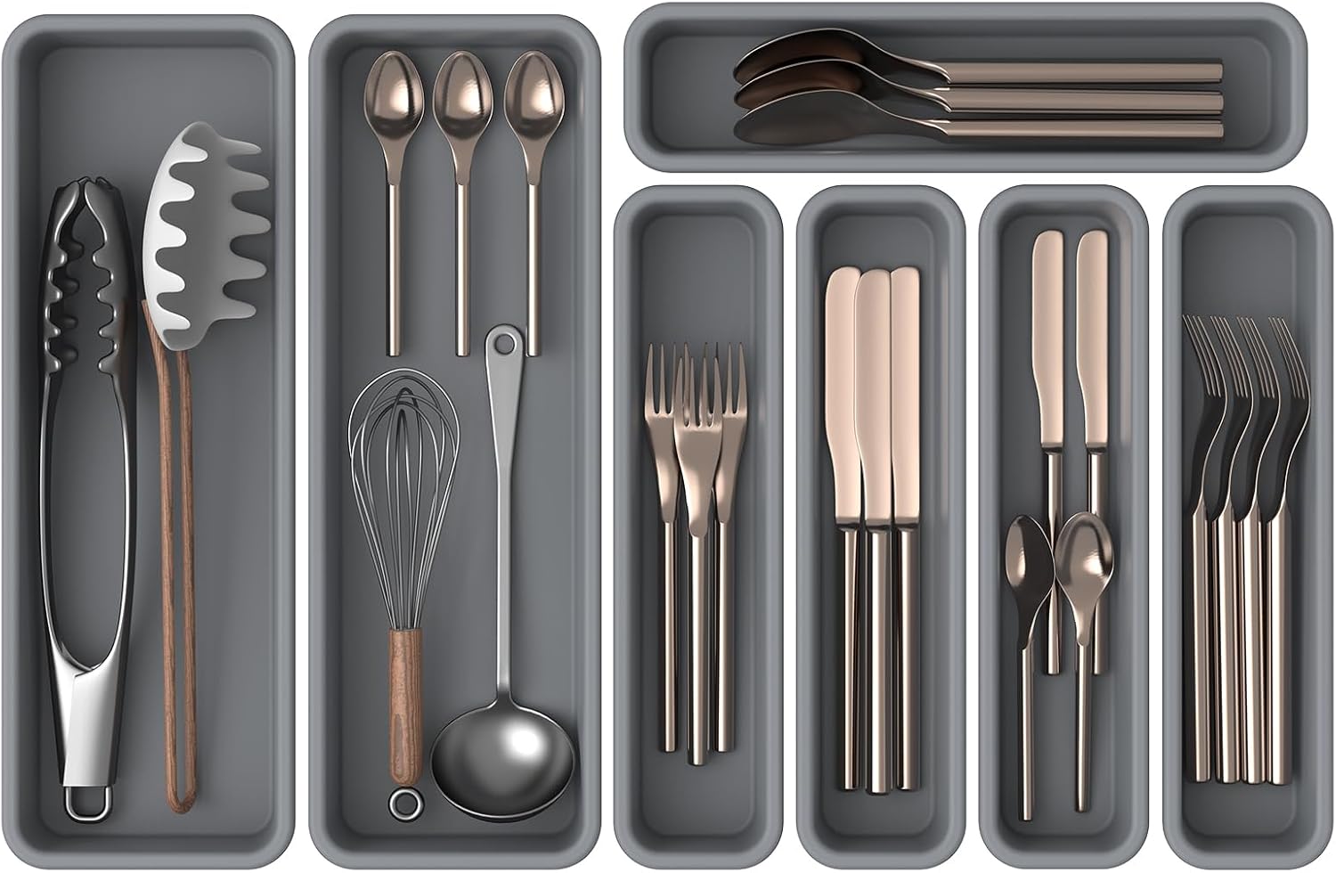 Silicone Kitchen Drawer Utensil Organizer