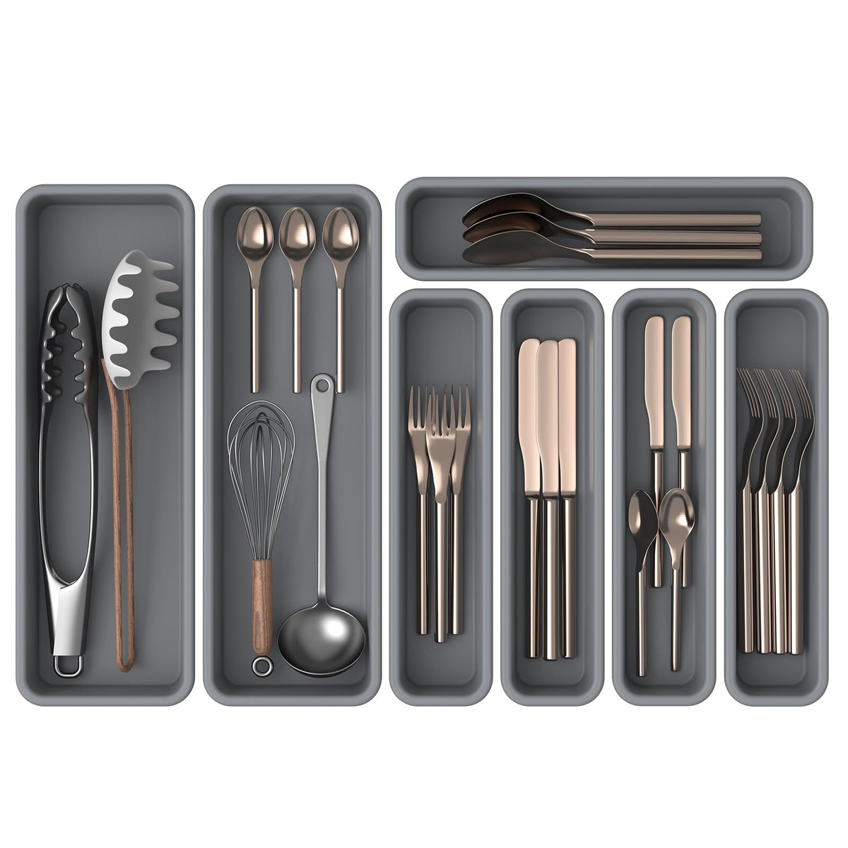 Silicone Kitchen Drawer Utensil Organizer