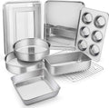 Stainless Steel Multi‑Purpose Bakeware Set