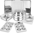 Stainless Steel Oven Bakeware Sheet Set
