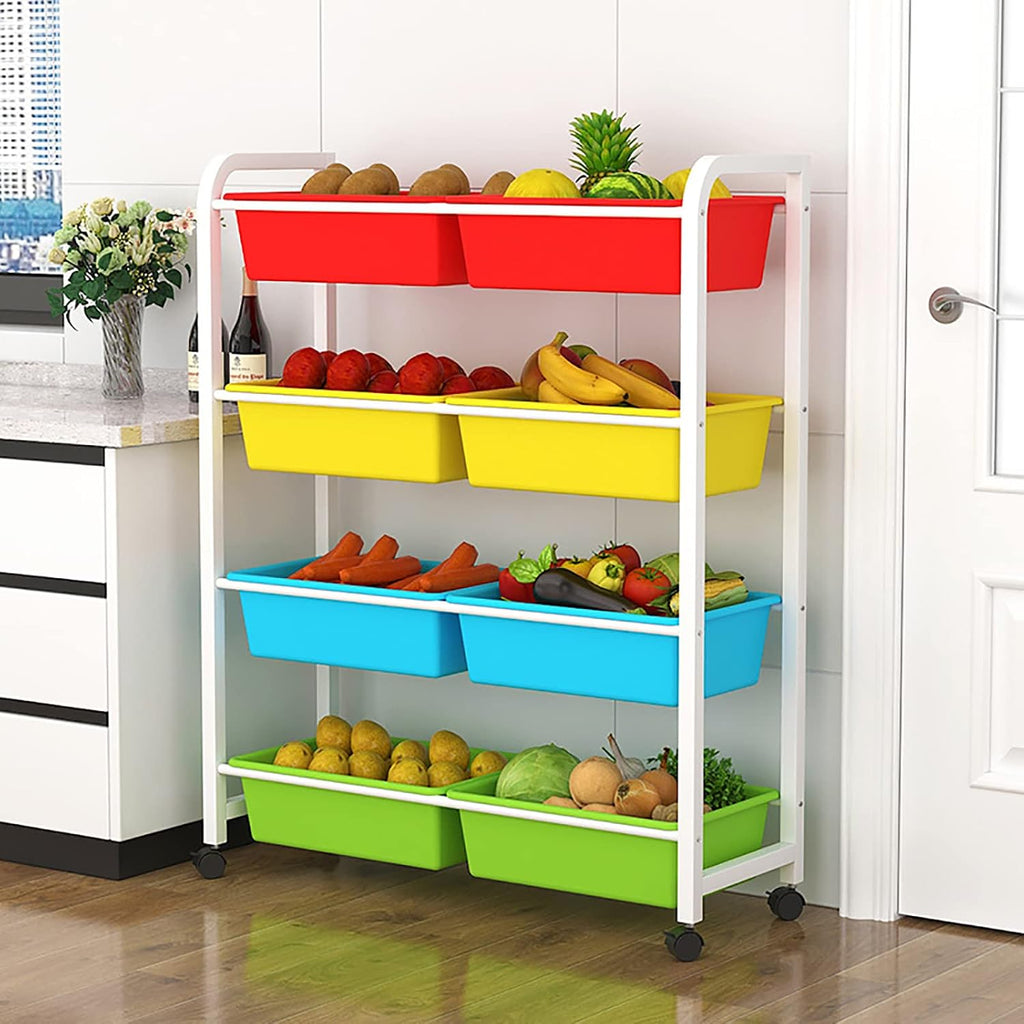 Large Stackable Plastic Storage Bins