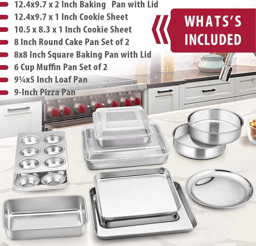 Stainless Steel Complete Bakeware Collection Set