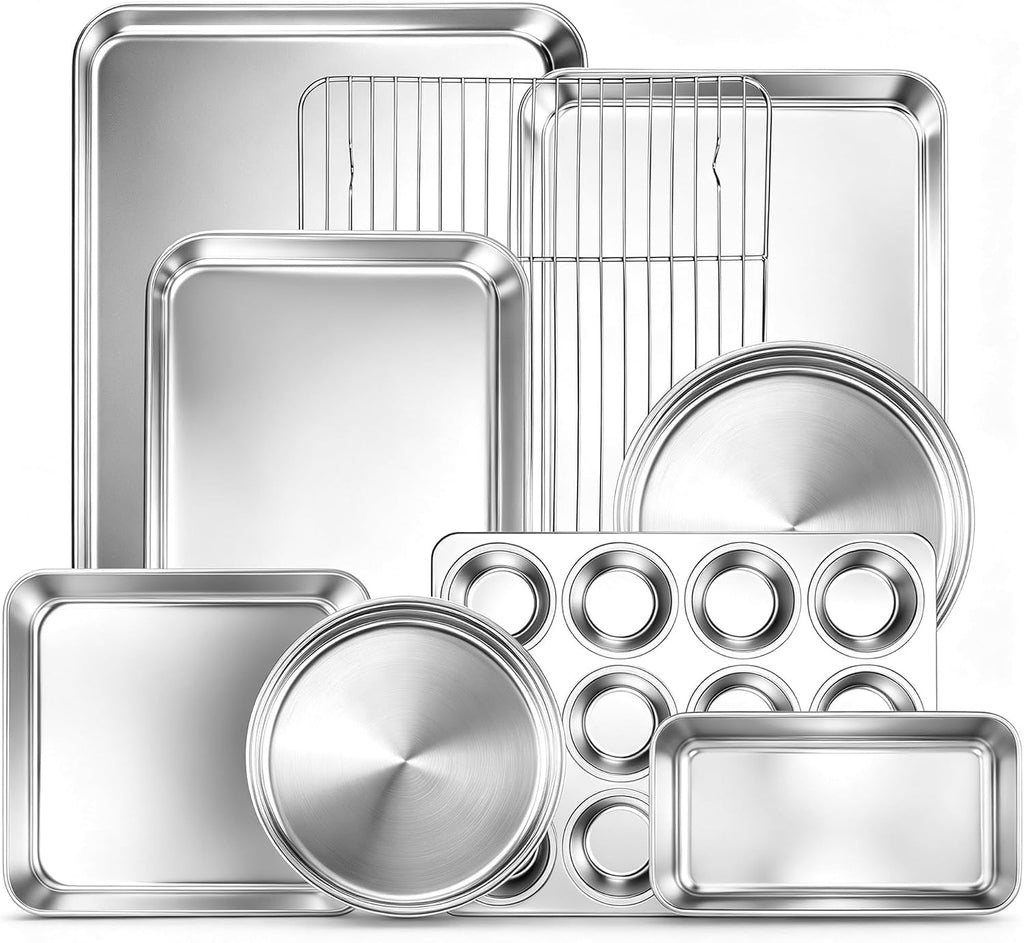 Stainless Steel Kitchen Bakeware Pan Set