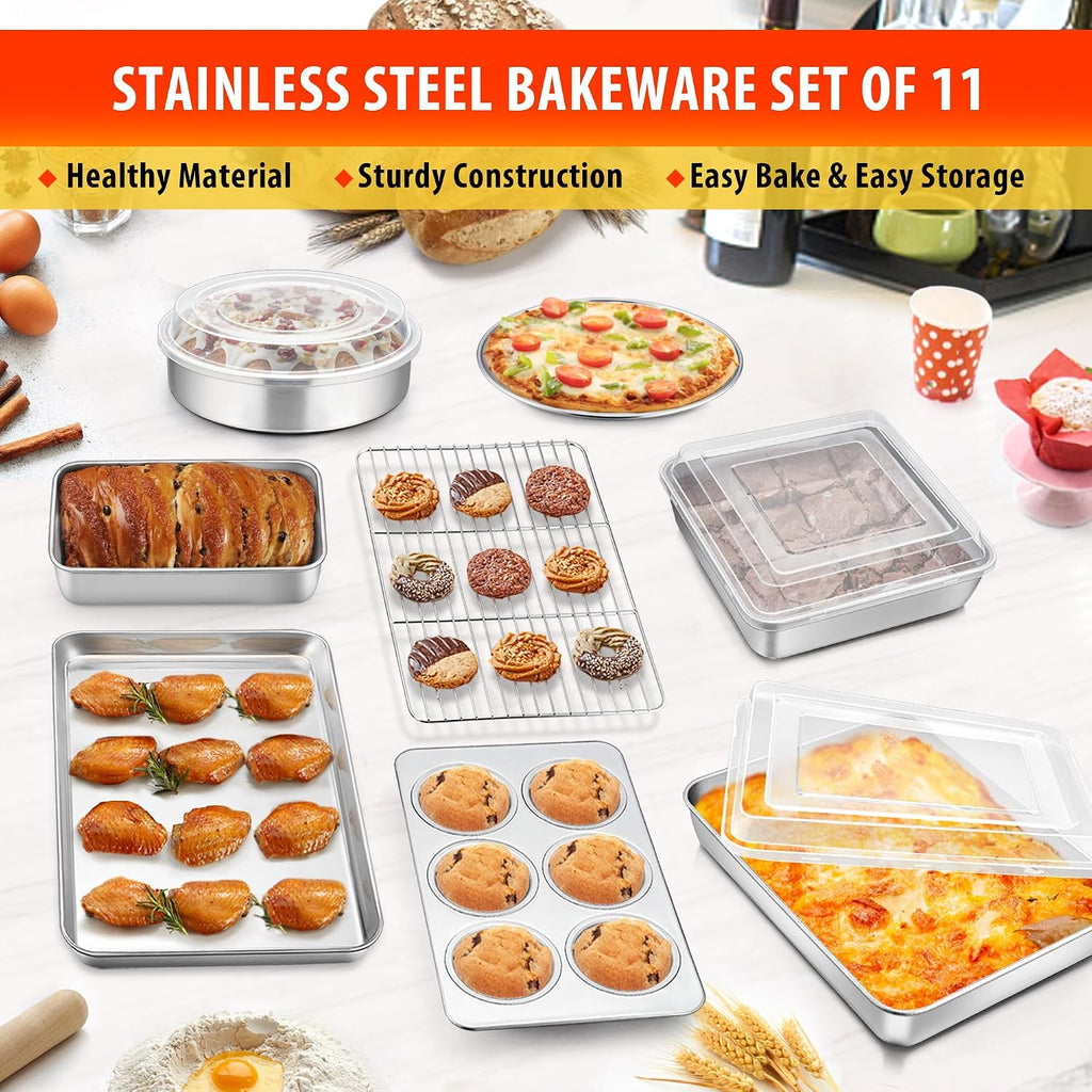 Stainless Steel Kitchen Bakeware Set