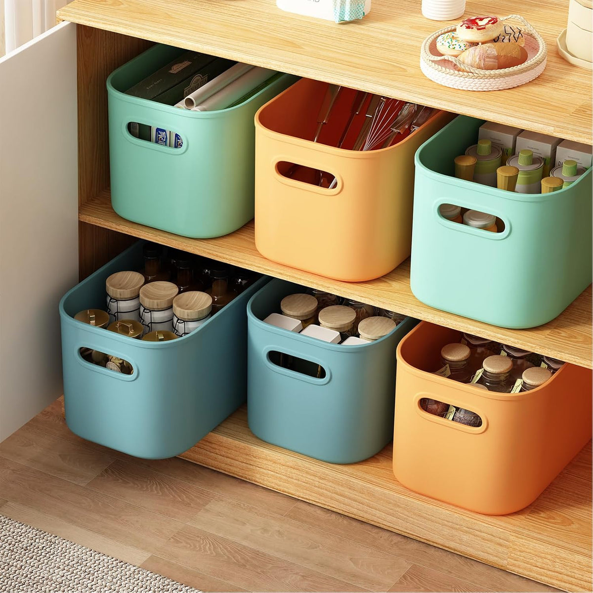 Stackable Plastic Storage Bins With Lids