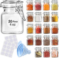 Small Glass Spice Jars Storage Containers