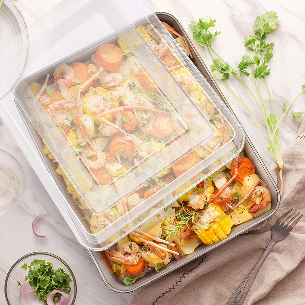 Stainless Steel Multi‑Purpose Bakeware Set