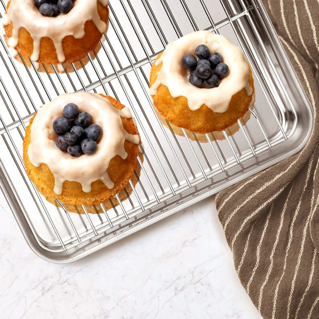 Stainless Steel Multi‑Purpose Bakeware Set
