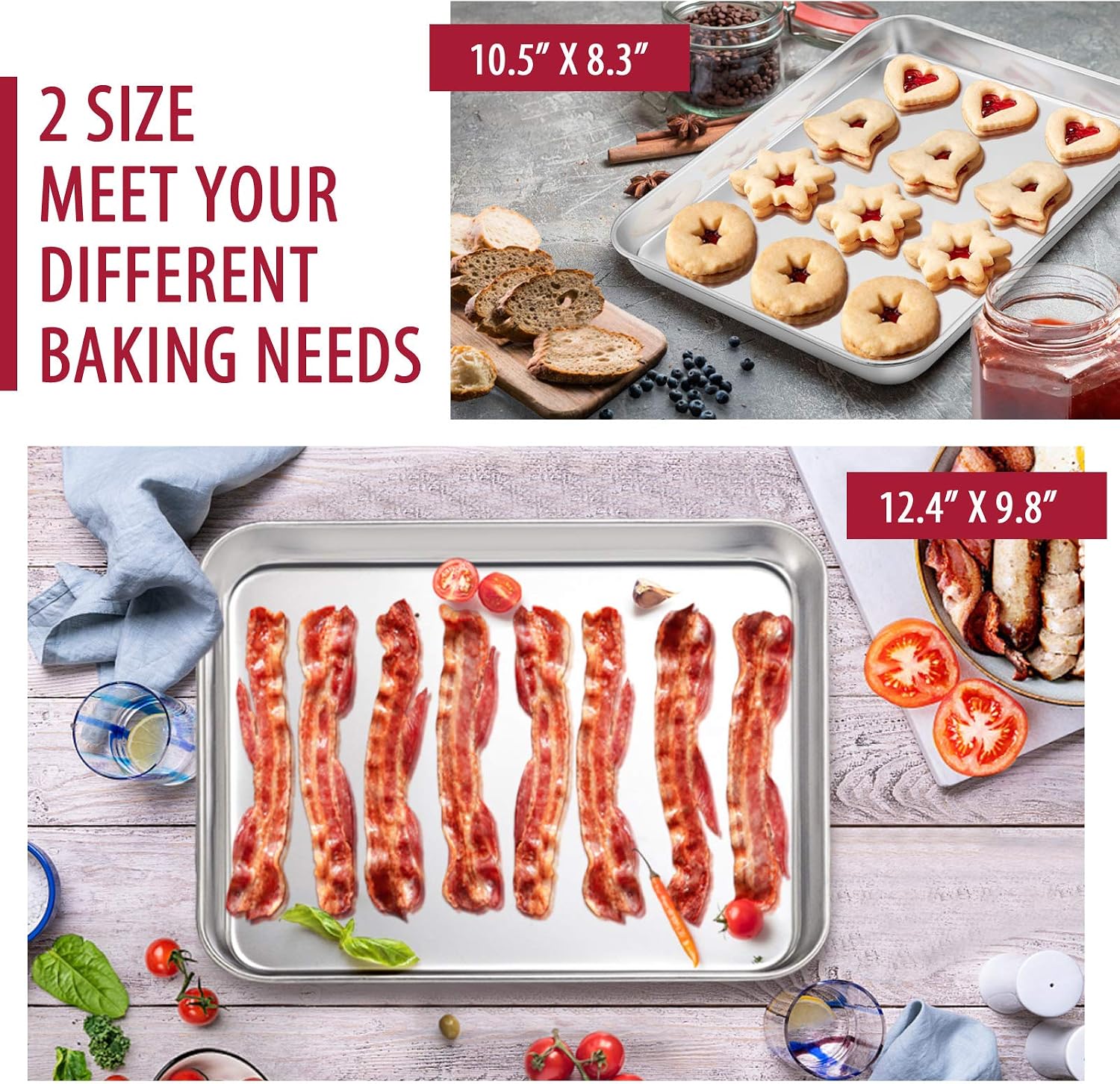 Stainless Steel Complete Bakeware Collection Set