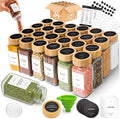 Glass Spice Jars With Bamboo Lids